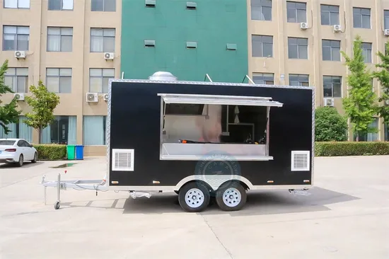 Custom Street Retro Concession Trailer Mobile Fast Food Kitchen