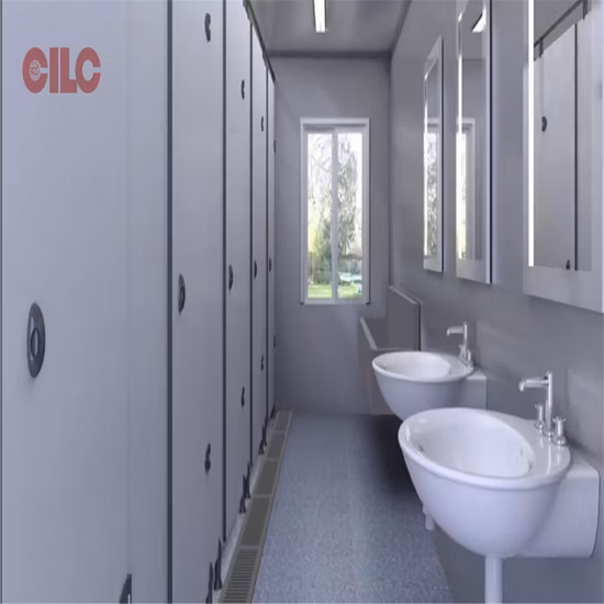 20FT 40FT 中国格安モジュラー小型モバイル寮プレハブトイレ一時的なランドリーコンテナオフィス